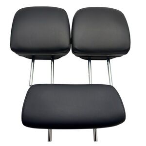OEM 2013-2017 Infiniti JX35 QX60 2ND Row Rear Headrest Set Black Leather 3 pcs